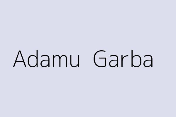 Adamu  Garba